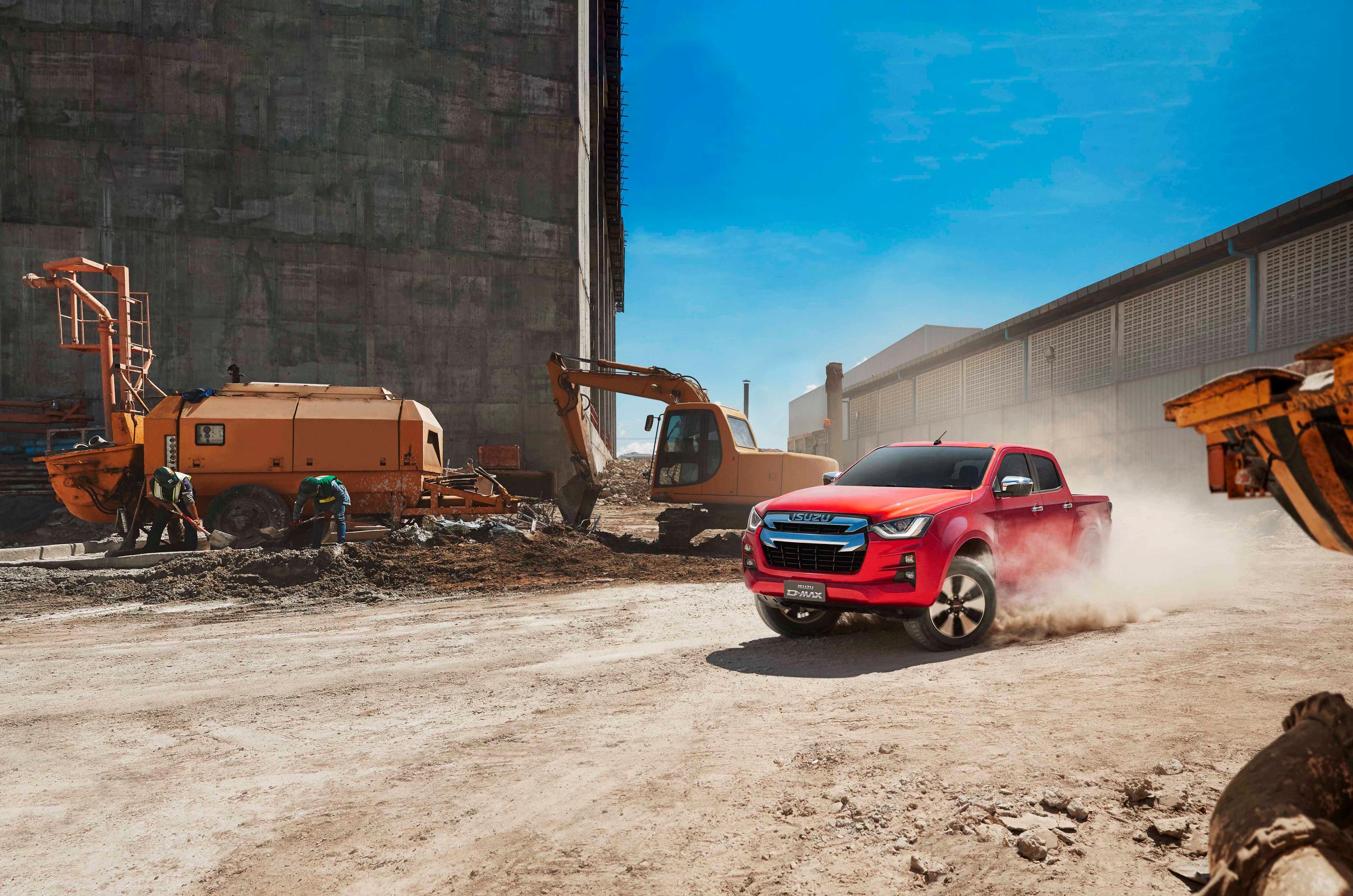 red isuzu