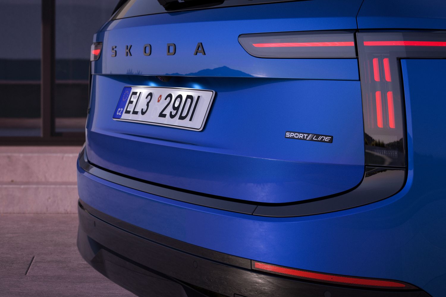 Rear view of the new Skoda Peaq, available at Agnew Skoda