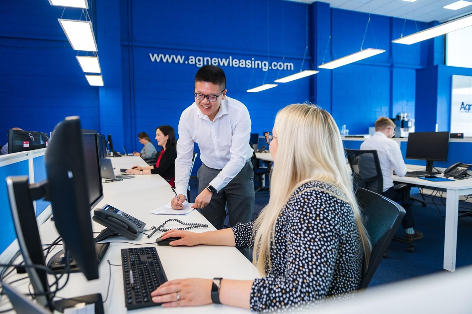 Agnew Leasing department image of the team dealing with Affinity Car Scheme enquiries