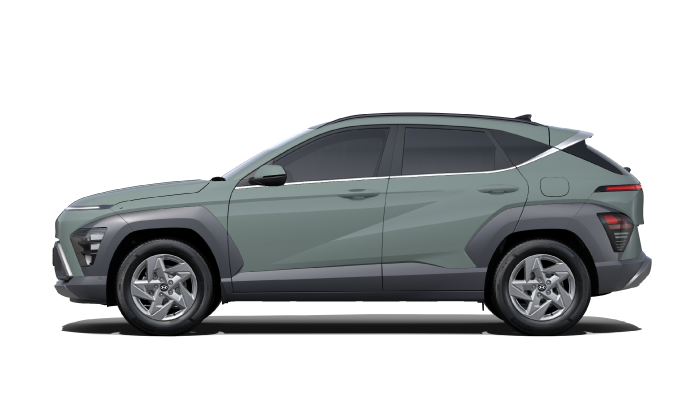 Hyundai KONA in Mirage Green