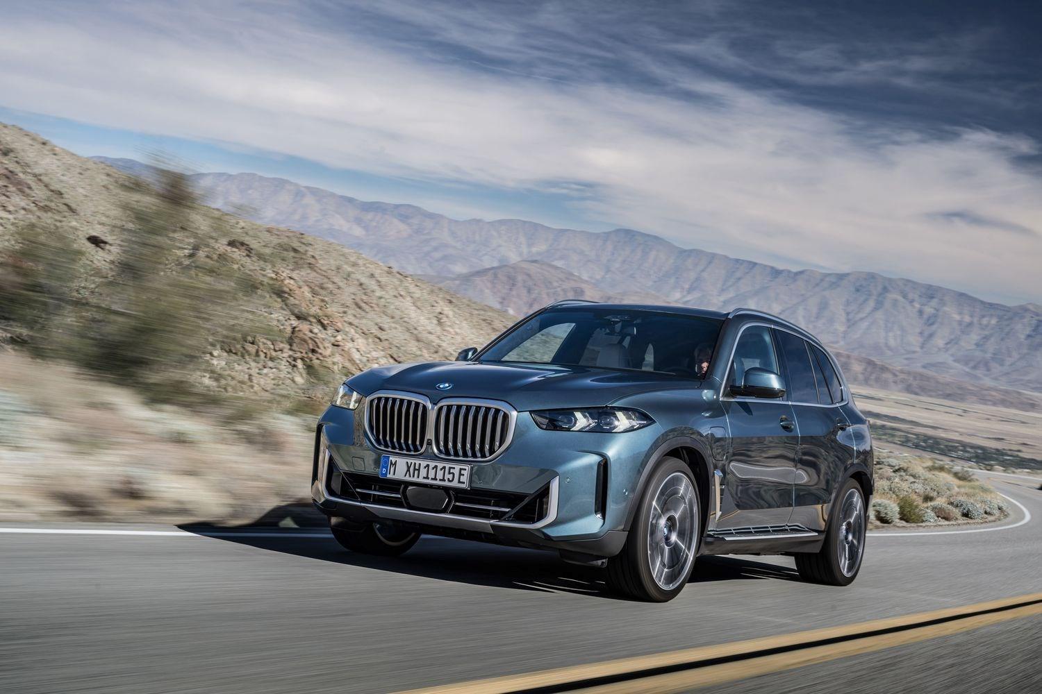 New BMW X5 image of vehicle driving