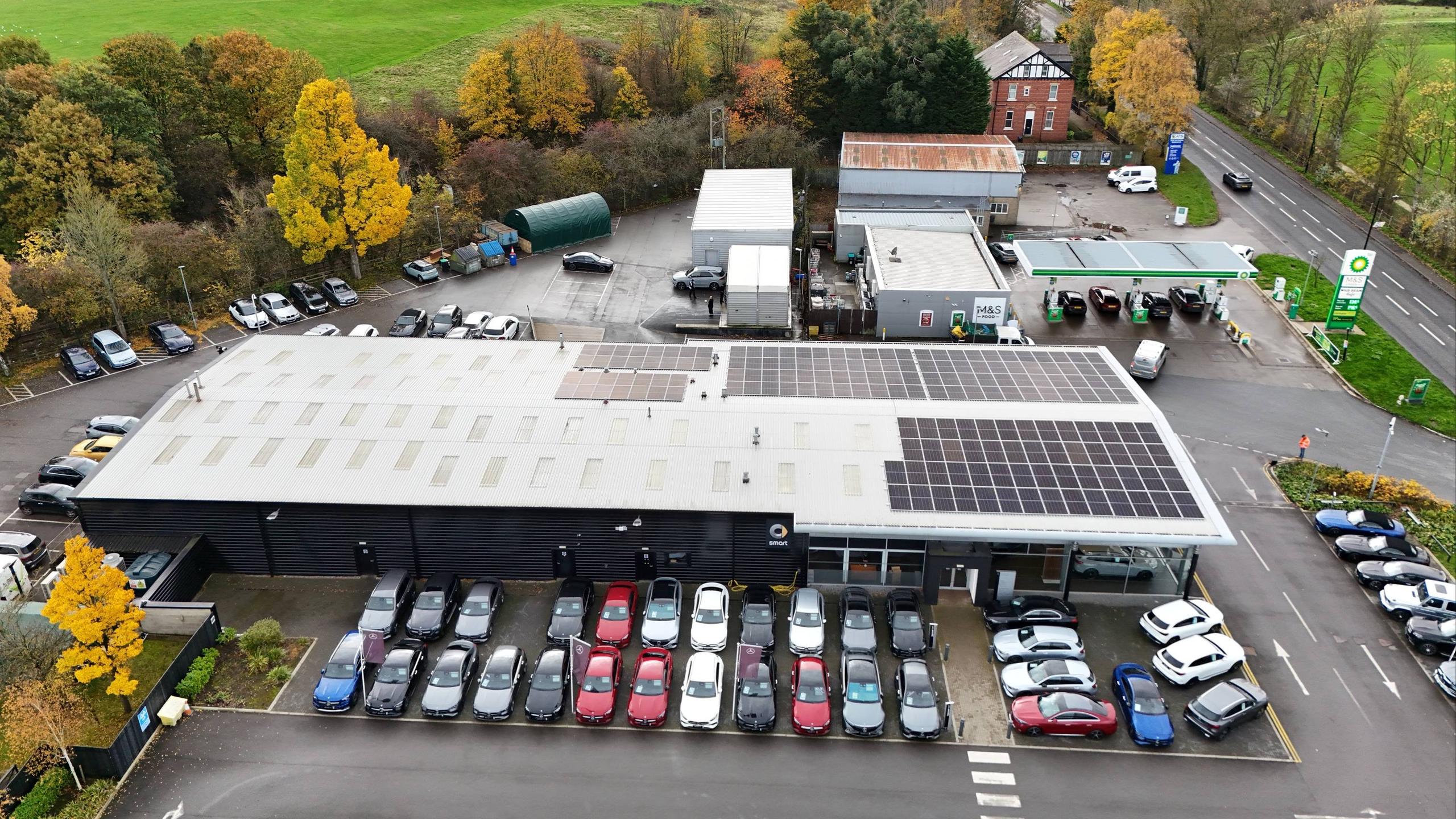 Mercedes-Benz of Harrogate solar project
