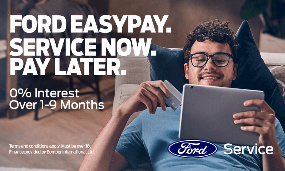 Ford EasyPay: Service now, pay later