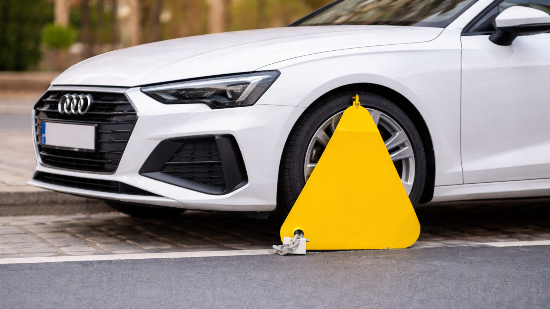 Clamped Audi