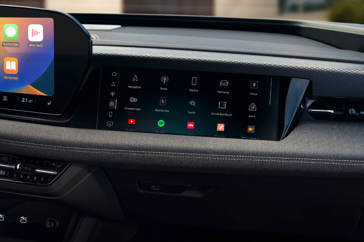 The latest technology inside the New Audi A6 e-tron Sportback, available at Belfast and Portadown Audi.