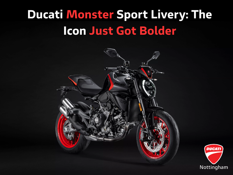 Ducati Monster Sport Livery: The Icon Just Got Bolder