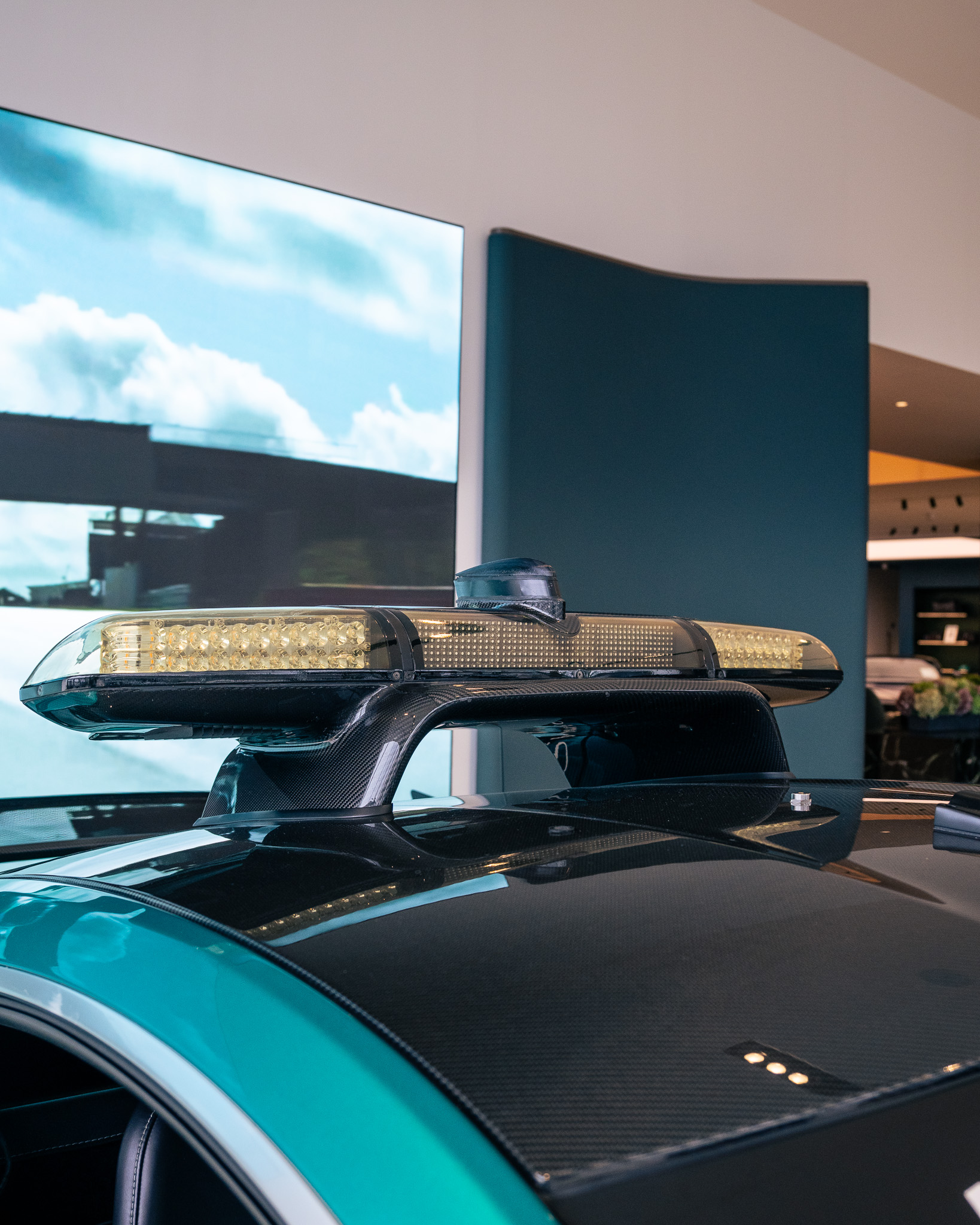 Aston Martin Safety Car Roof Lights