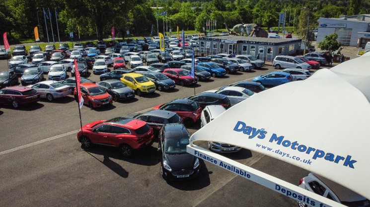 Car park of cars at Days Ltd.