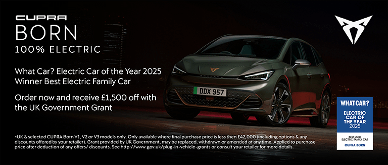 CUPRA Electric Car Grant