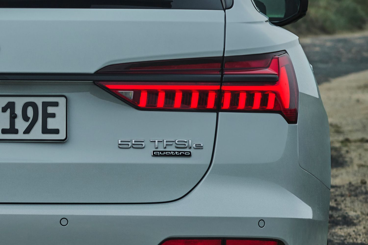 New Audi A6 Avant TSFI e view of the vehicle back light