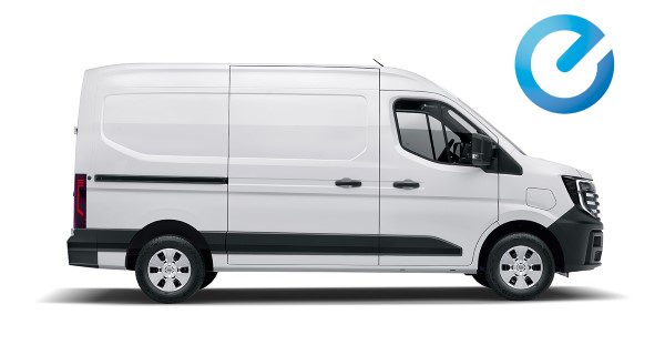 Electric icon representing All-New Nissan Interstar large van - diesel and electric options