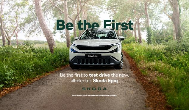 Be among the first to see the All-New Škoda Epiq