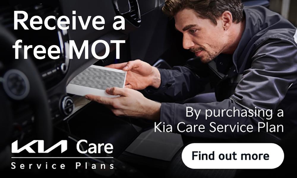 Free MOT with Kia Care Plan