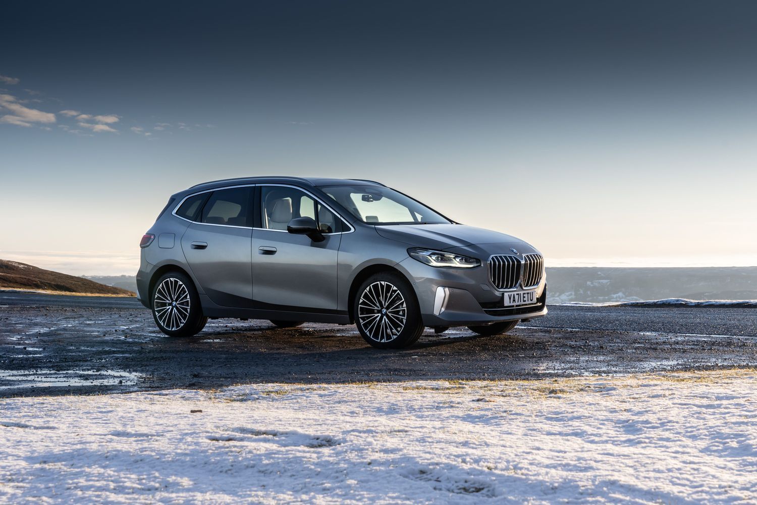 New BMW 2 Series Active Tourer image of vehicle parked on snow