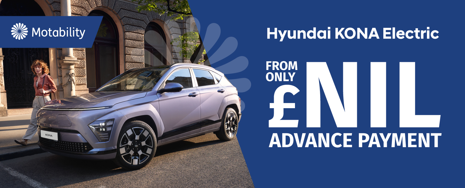 Hyundai KONA Electric with Motability Hampshire & Surrey Richmond