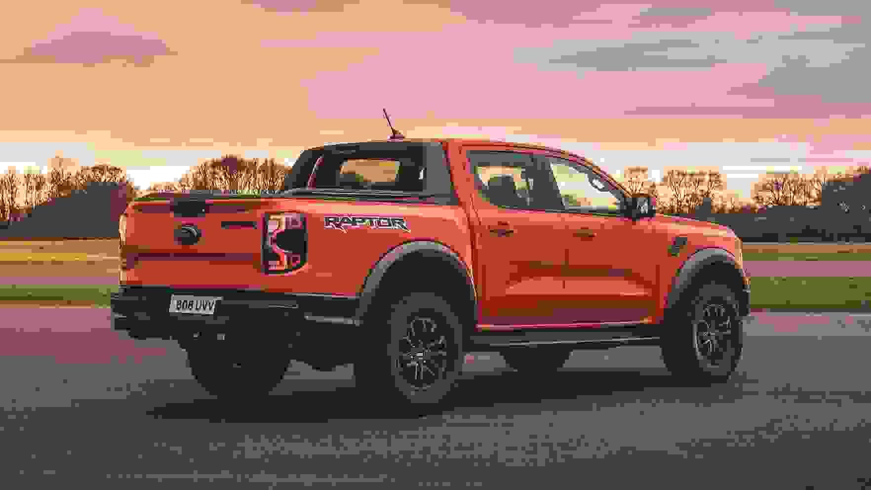 Side view of the Ford Ranger Raptor from £20,329.64