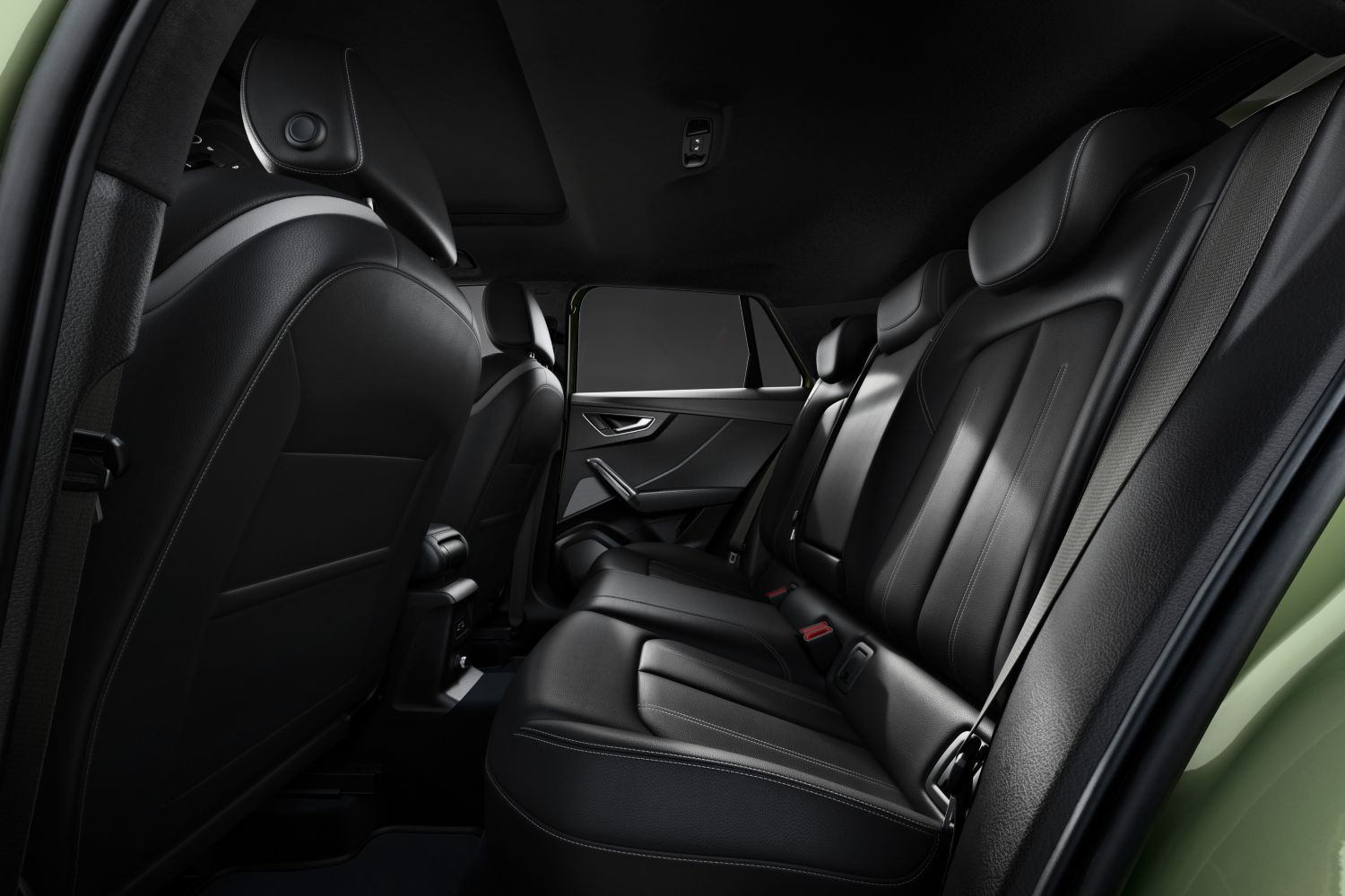 New Audi SQ2 back seat passenger interior seats