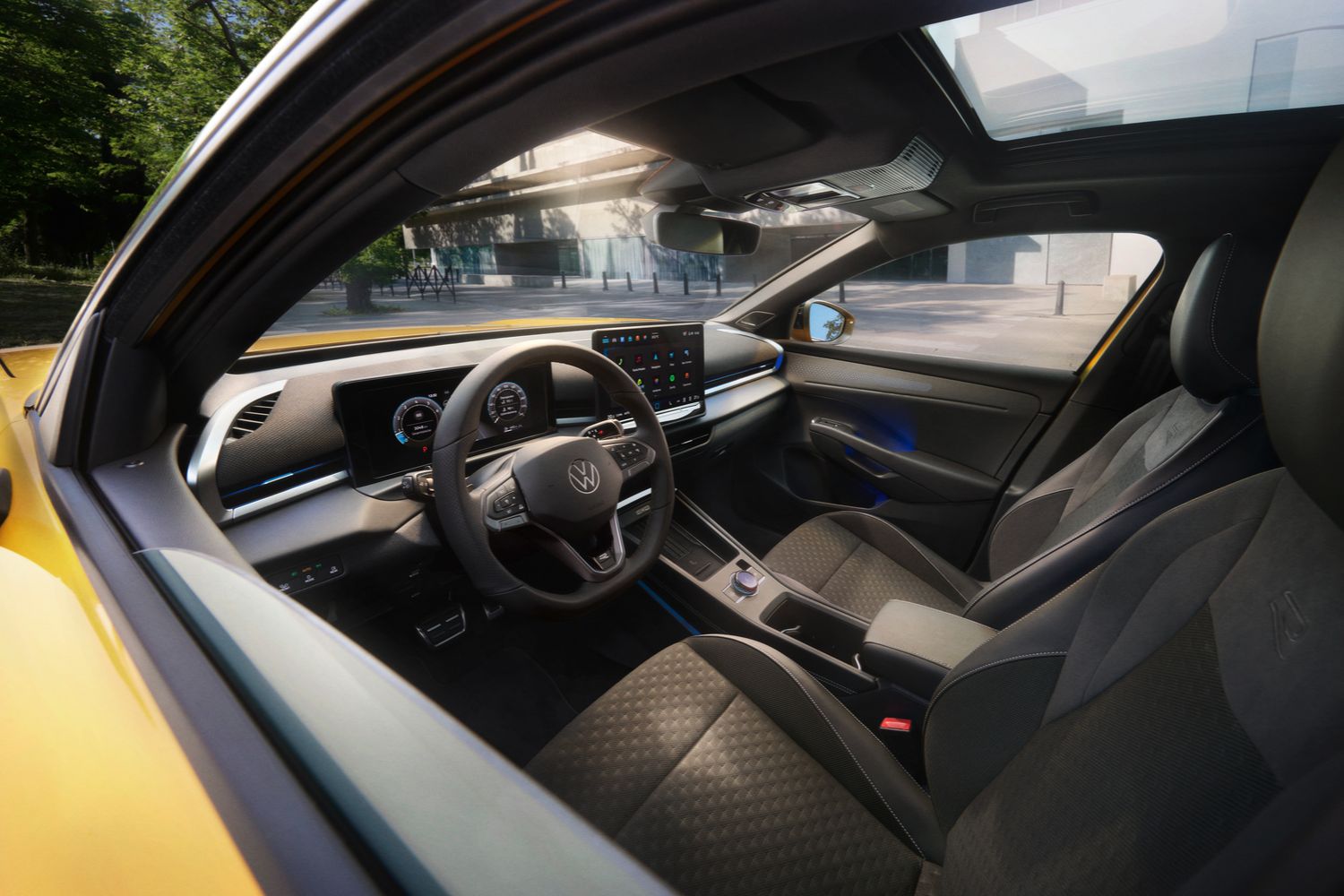 Interior of the new Volkswagen T-Roc, available at Agnew Volkswagen