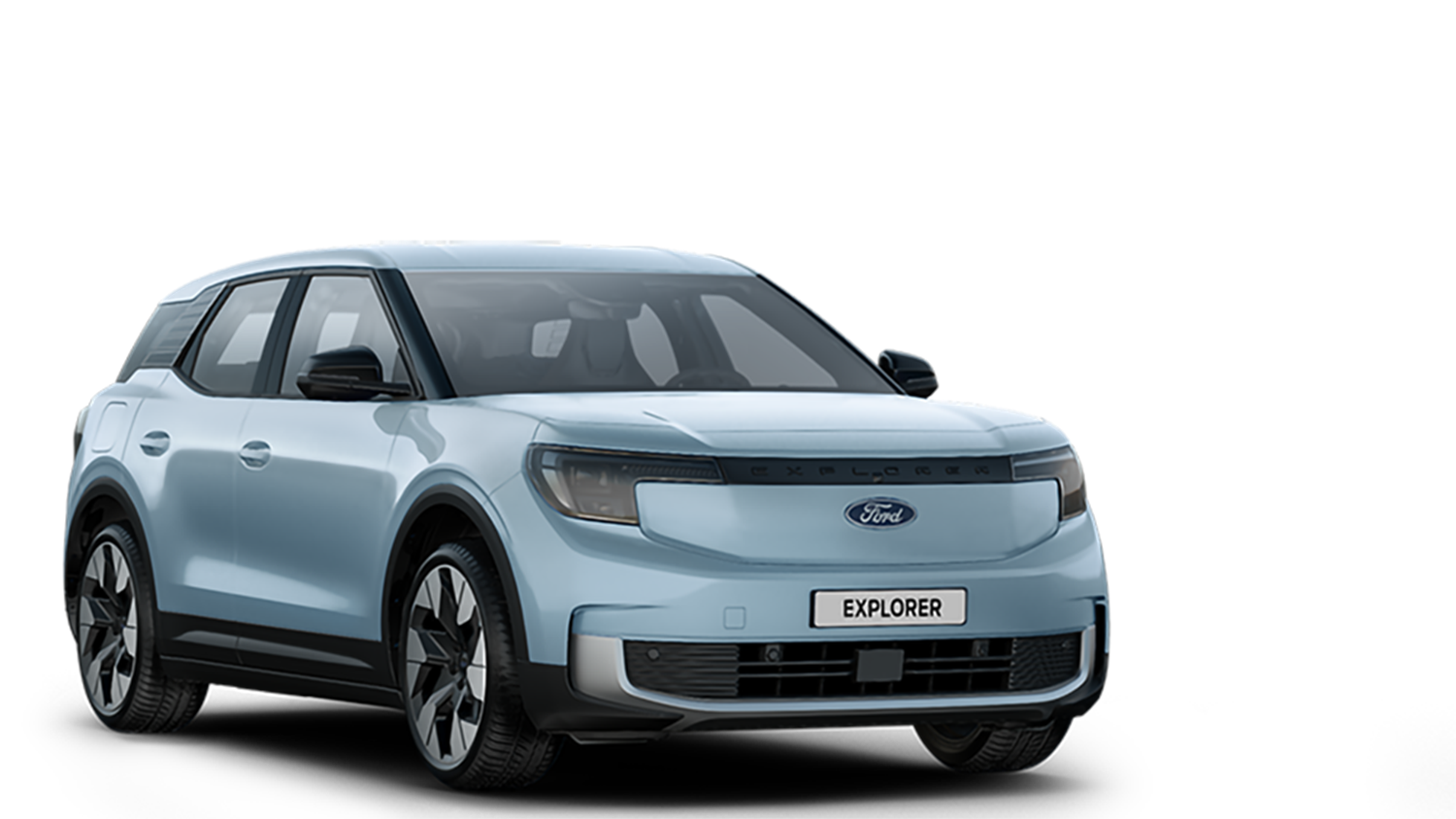 Silver Ford Explorer