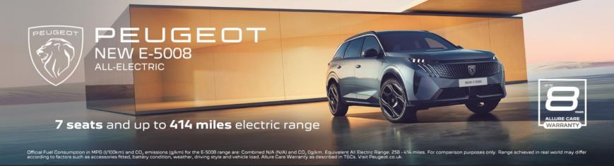 Peugeot’s Highly Acclaimed New E-5008: A Game-Changer in the Electric SUV Market