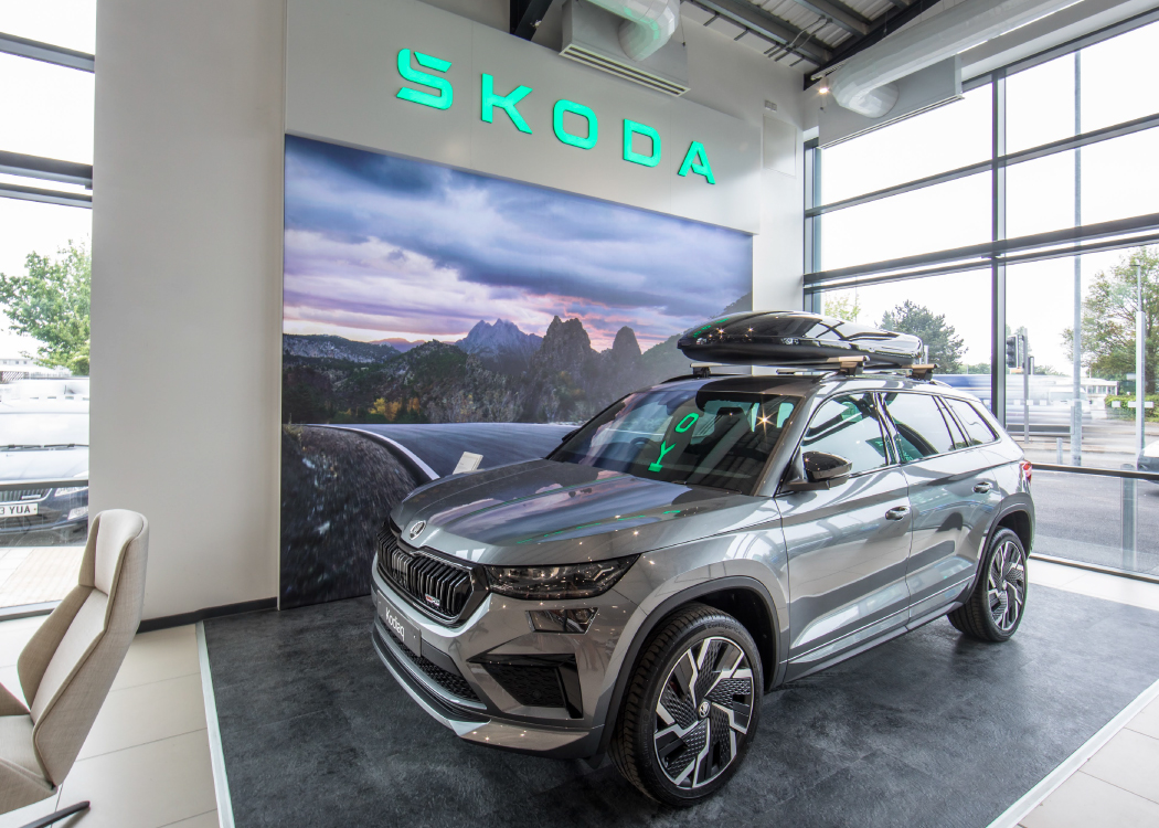 Richmond Skoda is the first in the UK to feature the new Skoda branding seeing their biggest CI refresh in 30 years