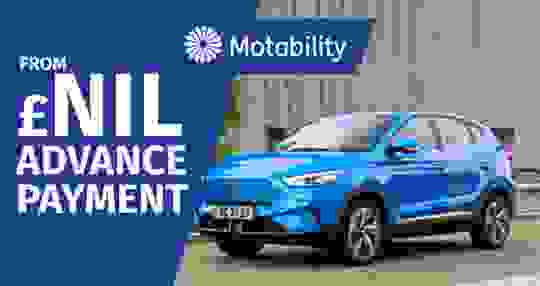 MG ZS Electric Motability Offers