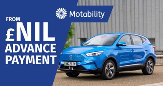 MG ZS Electric Motability Offers