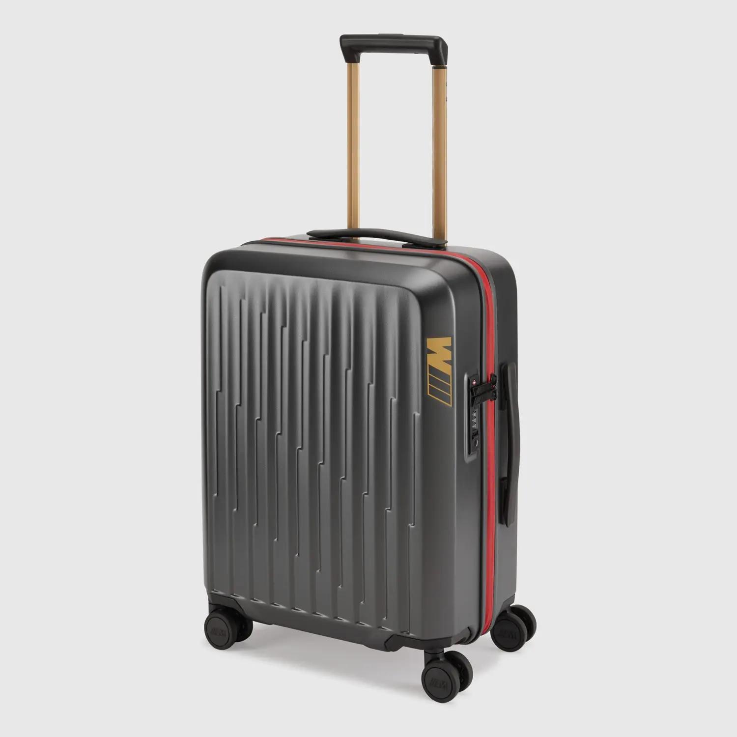 Black BMW M Suitcase with red trim