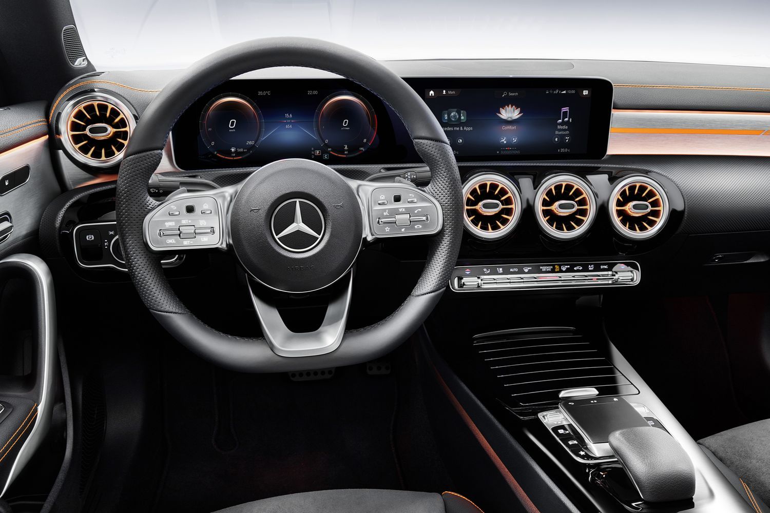 CLA Coupé interior technology