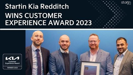 Startin Kia Redditch wins Customer Experience Award