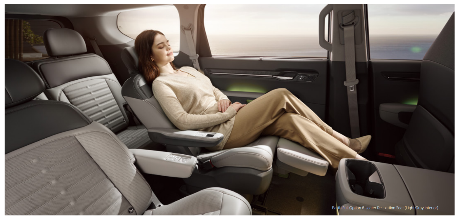large space of kia ev9