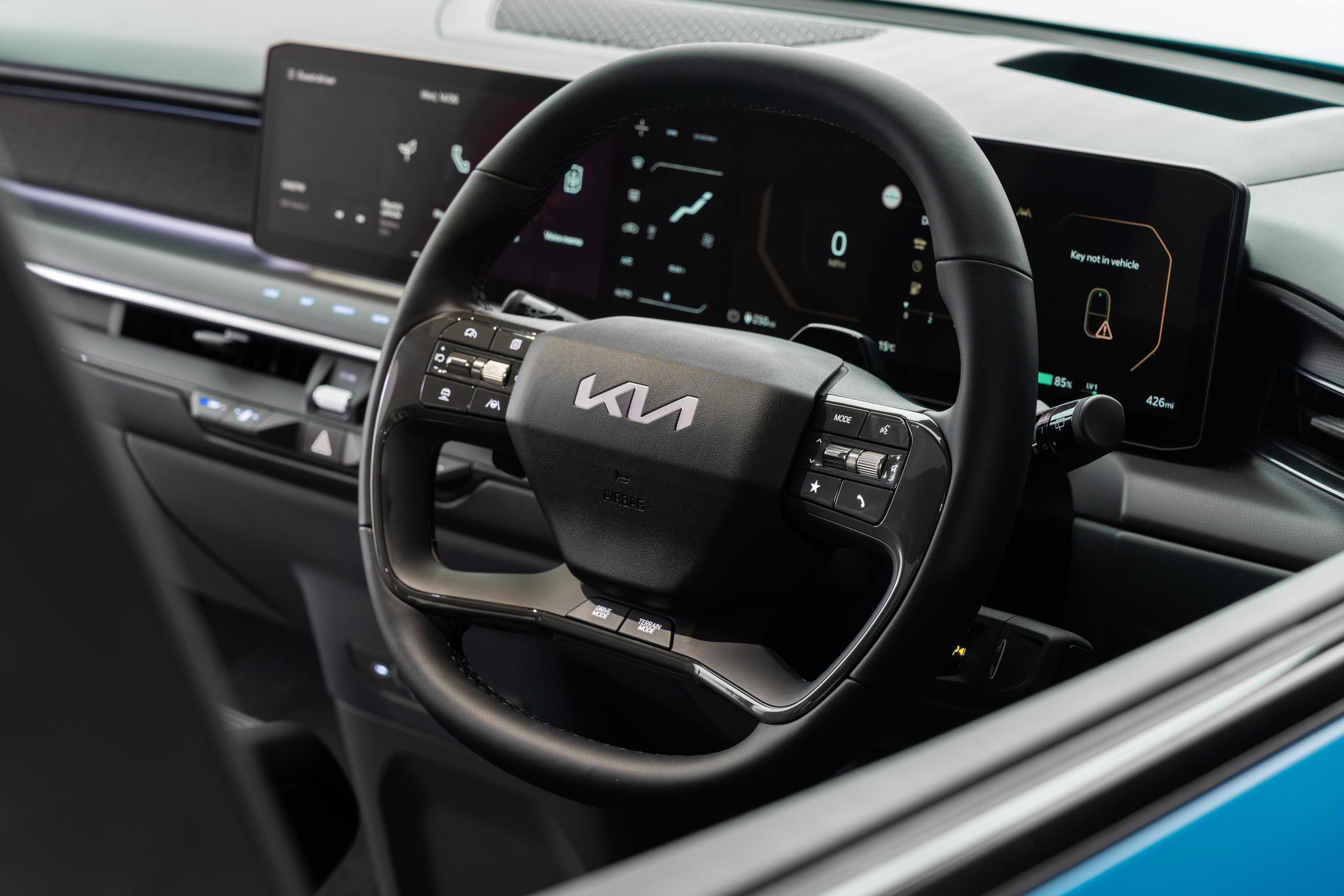 Kia EV9 Electric tilt and telescope adjustable steering column