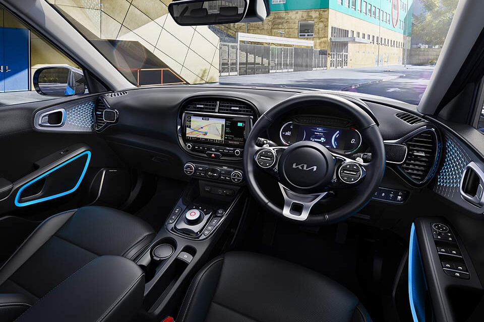 kia soul EV interior