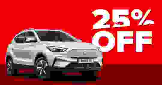 MG ZS Electric - 25% OFF