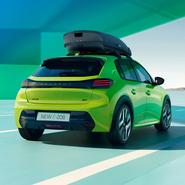 rear of peugeot 208