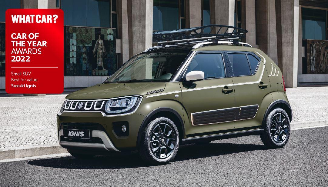 Suzuki Ignis Wins Best Small SUV Of The Year Award 2022.
