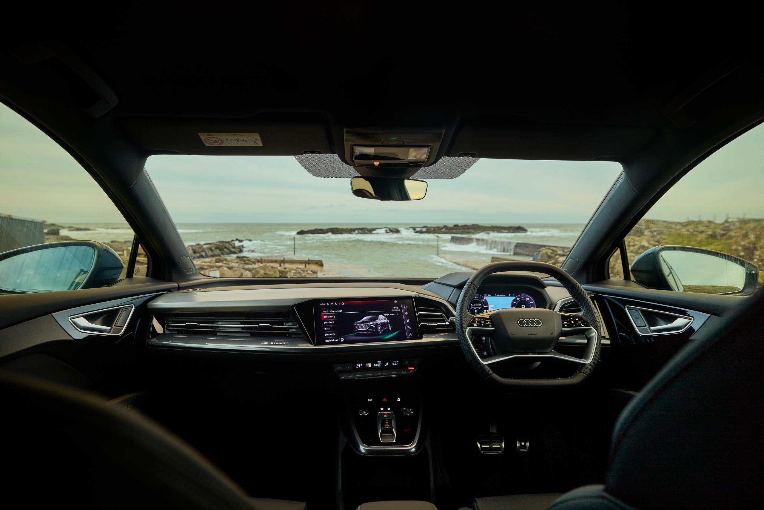 Audi Q4 e-tron interior view