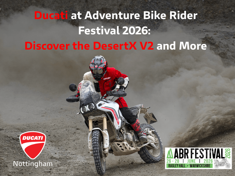 Ducati at Adventure Bike Rider Festival 2026: Discover the DesertX V2 and More