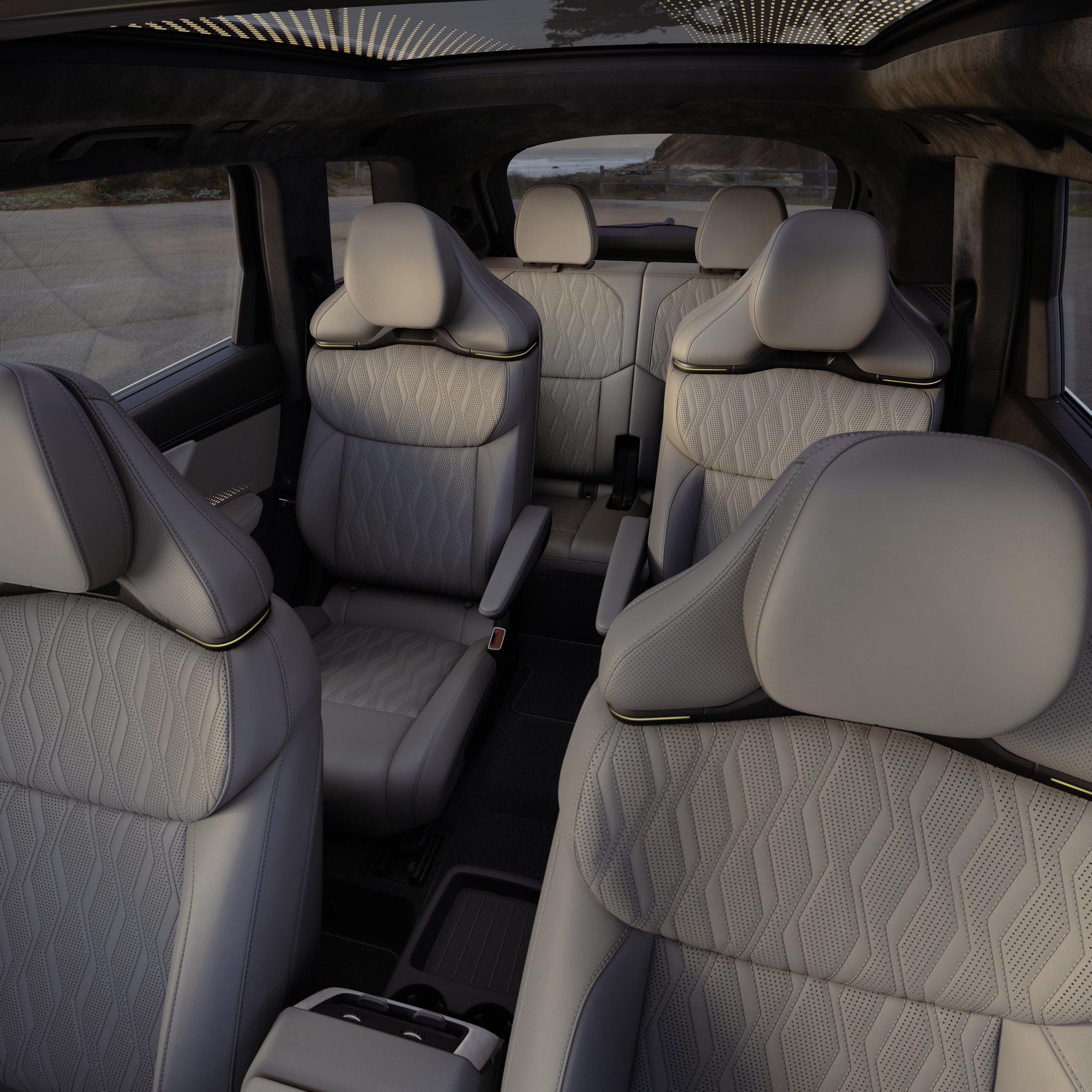 New Audi Q9 seats