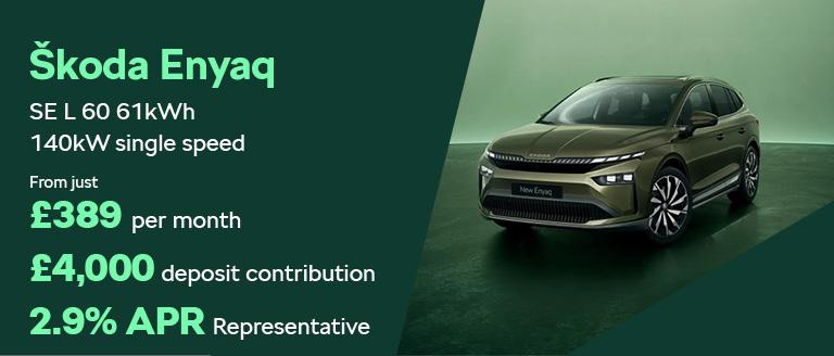 Škoda Enyaq Finance Offer From Caffyns