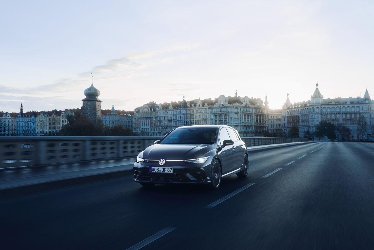 New Golf R front view driving