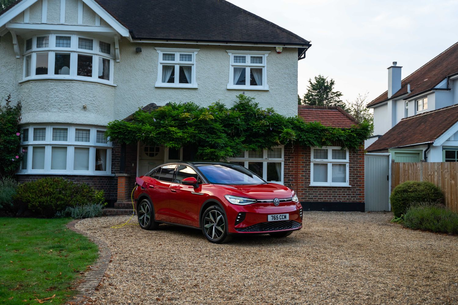 Volkswagen ID.5 parked at home