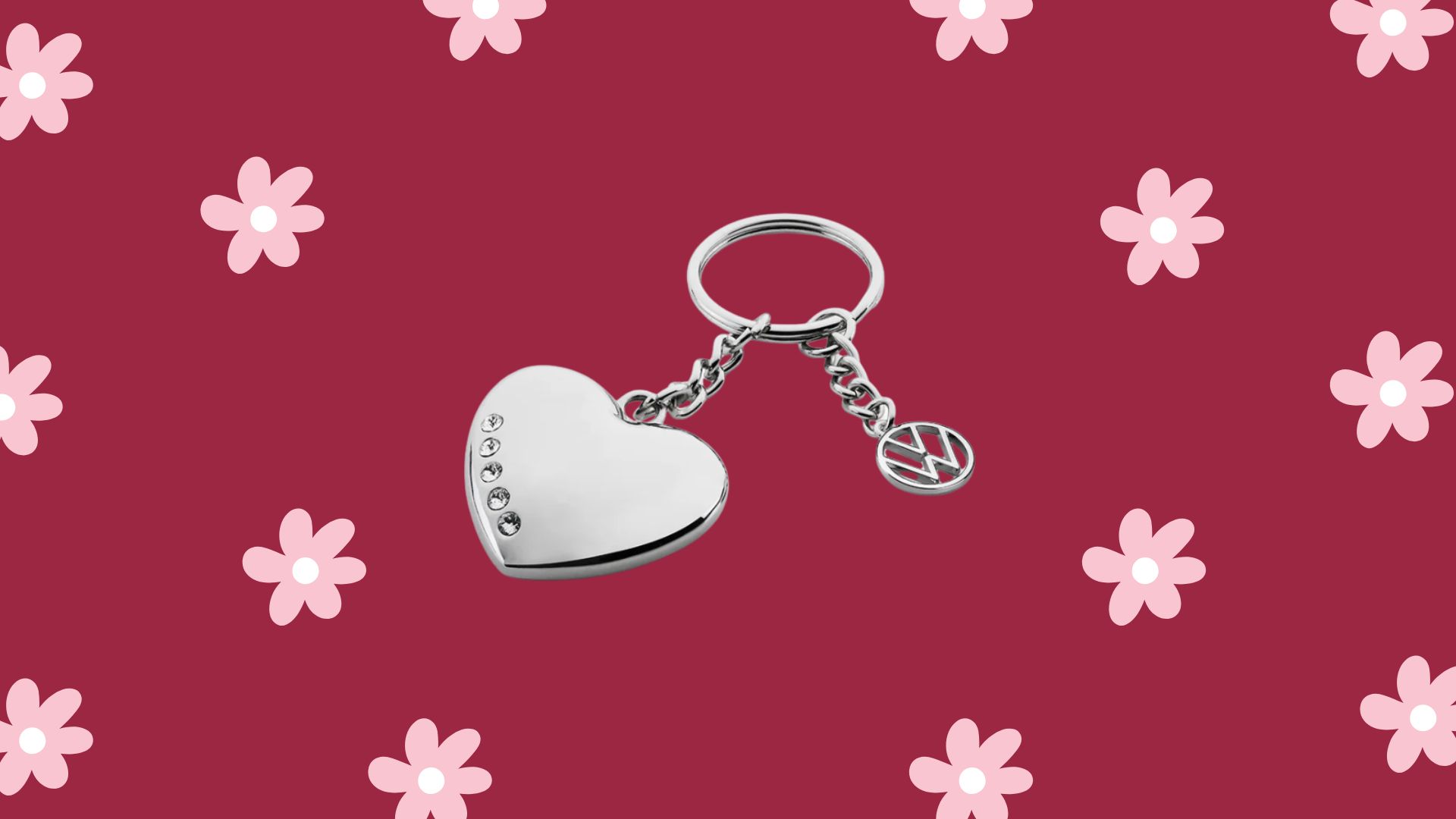 Volkswagen Heart Keyring