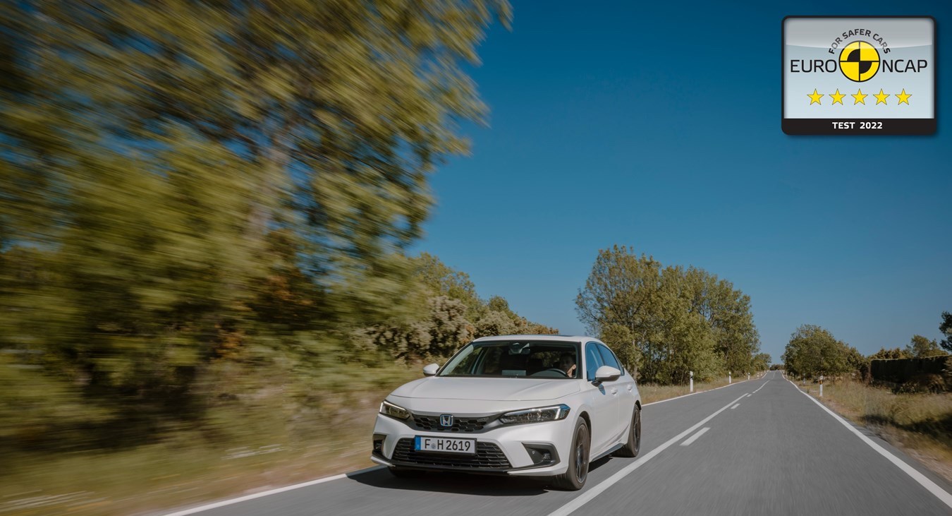ALL-NEW HONDA CIVIC e:HEV ACHIEVES TOP FIVE-STAR SCORE IN LATEST EURO NCAP TESTS 