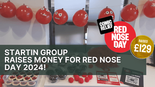 Startin Group Raises Money For Red Nose Day 2024!