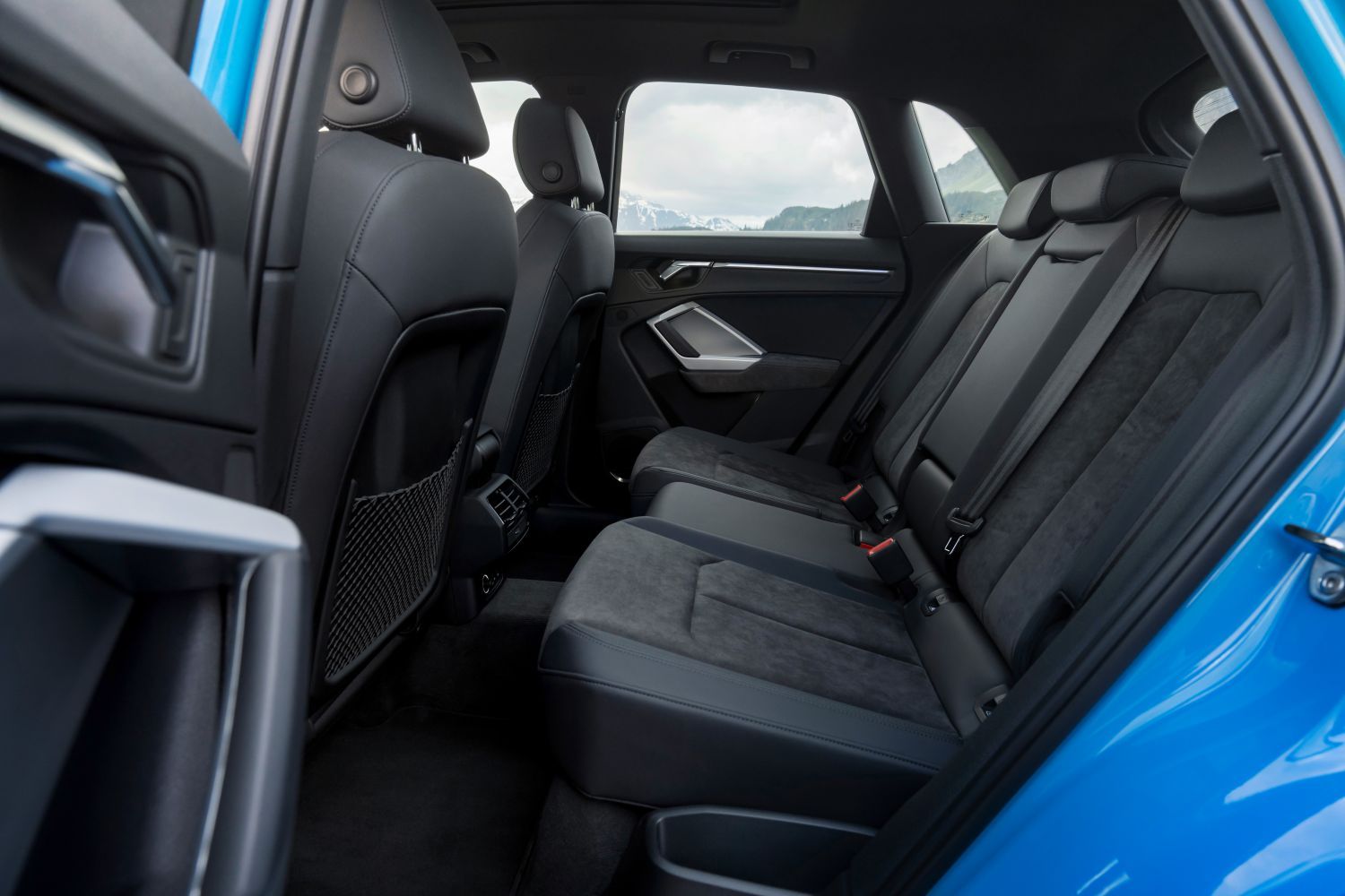 New Audi Q3 TFSI e image of back seat interior