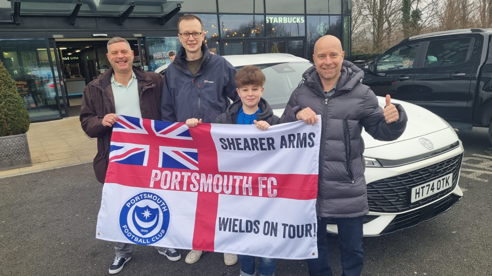 Portsmouth FC Competition Winner with an MG HS Plug-in Hybrid