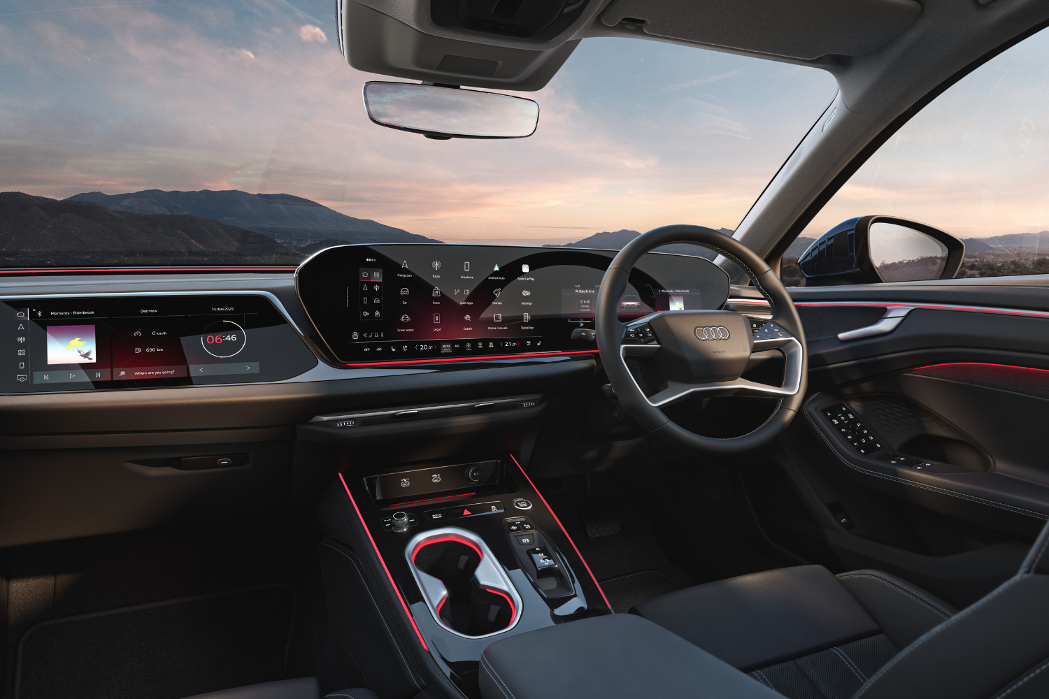 The latest technology inside the new Audi A6 Avant TFSI e, available at Belfast and Portadown Audi.