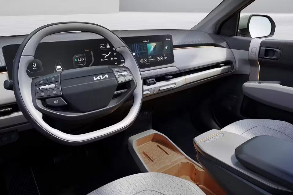 interior of EV3 Kia