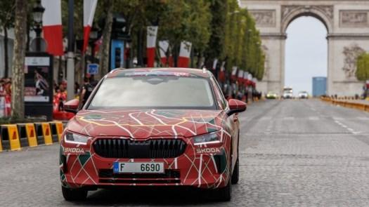Introducing the All-New Škoda Superb - Unveiling its Unique Camouflage at the Tour de France!